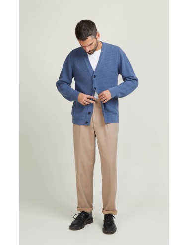 Lovere cardigan in  storm blue votre restaurant rapide dans 