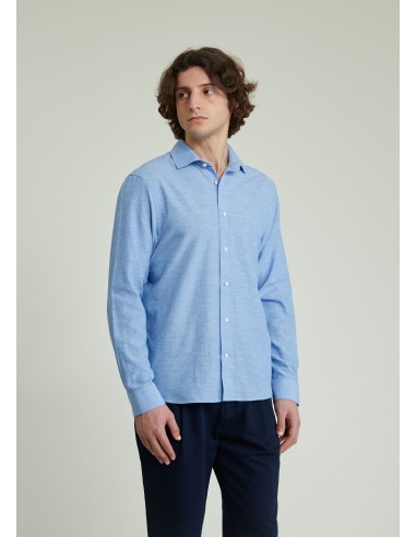 Tokushima shirt in blue la livraison gratuite