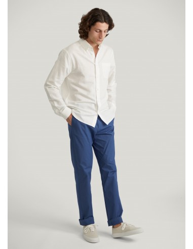 Axel LT chinos in storm blue de France