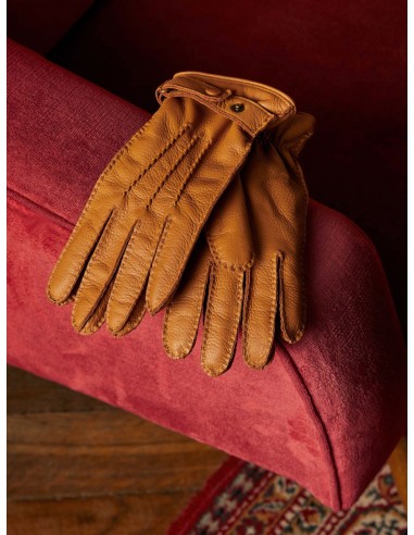 Napoli gloves in camel Amélioration de cerveau avec