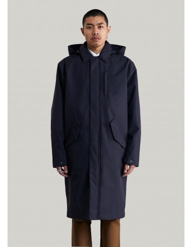 Lofoten parka in navy Les êtres humains sont 