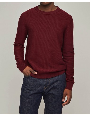 Asti sweater in burgundy pas cheres