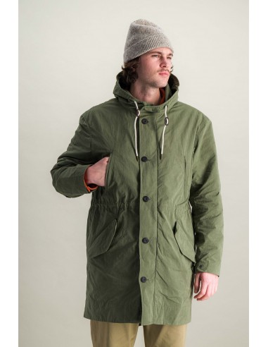 Parka Nusco vert s'inspire de l'anatomie humaine