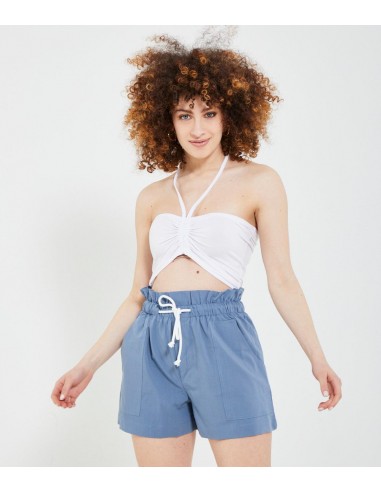 Top crop con coulisse regolabile sur le site 