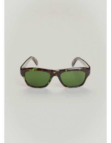 Lunettes Cain écaille verte, verre foncé vente chaude votre 